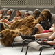 Illustration for article titled And now, two Chewbaccas lounging with six bikini Leias by the pool